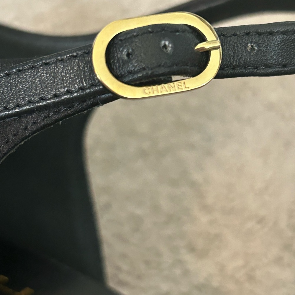 Chanel satin/leather pearl sandals NWT - Picture 7 of 11
